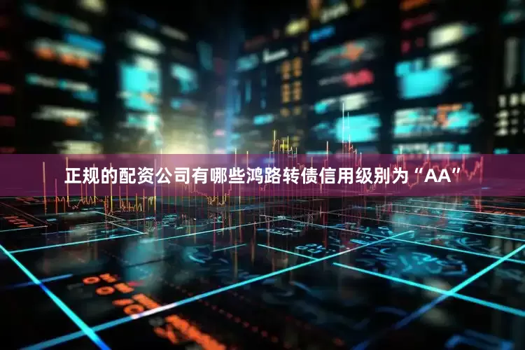 正规的配资公司有哪些鸿路转债信用级别为“AA”