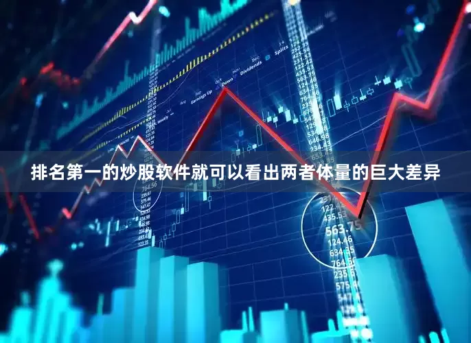 排名第一的炒股软件就可以看出两者体量的巨大差异