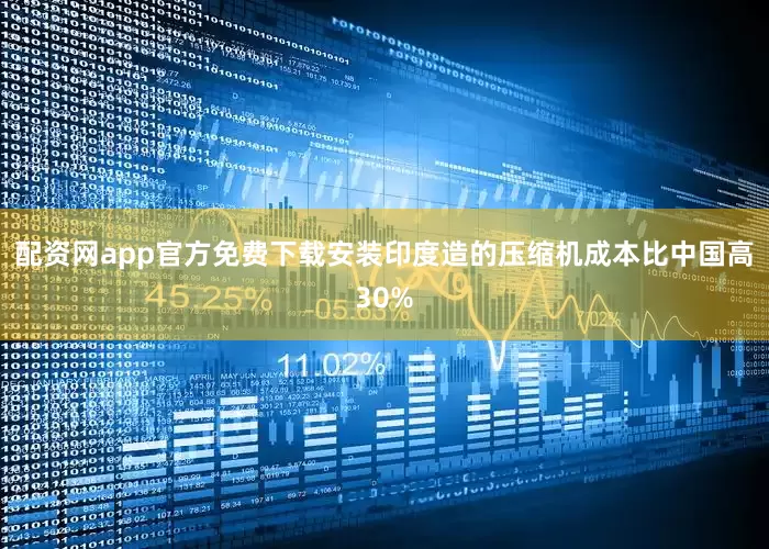 配资网app官方免费下载安装印度造的压缩机成本比中国高30%